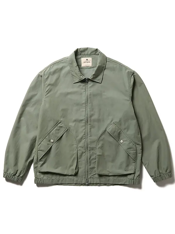 Snow Peak Light Dobby Cloth Harrington Jacket - Foliage Image 1