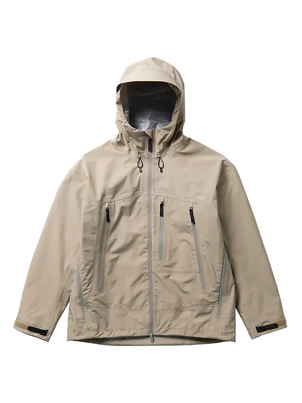 Snow Peak GORE-TEX Rain Jacket - Greige Image 1