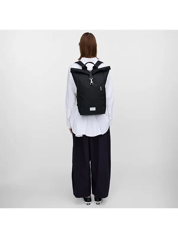 Sandqvist Ground Rolltop Backpack L 19L 16" - Black Image 12