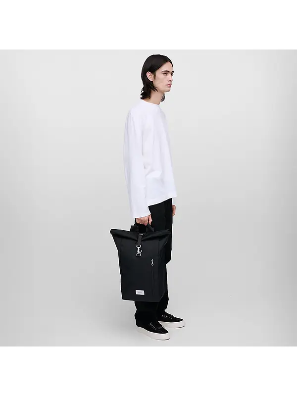 Sandqvist Ground Rolltop Backpack L 19L 16" - Black Image 9