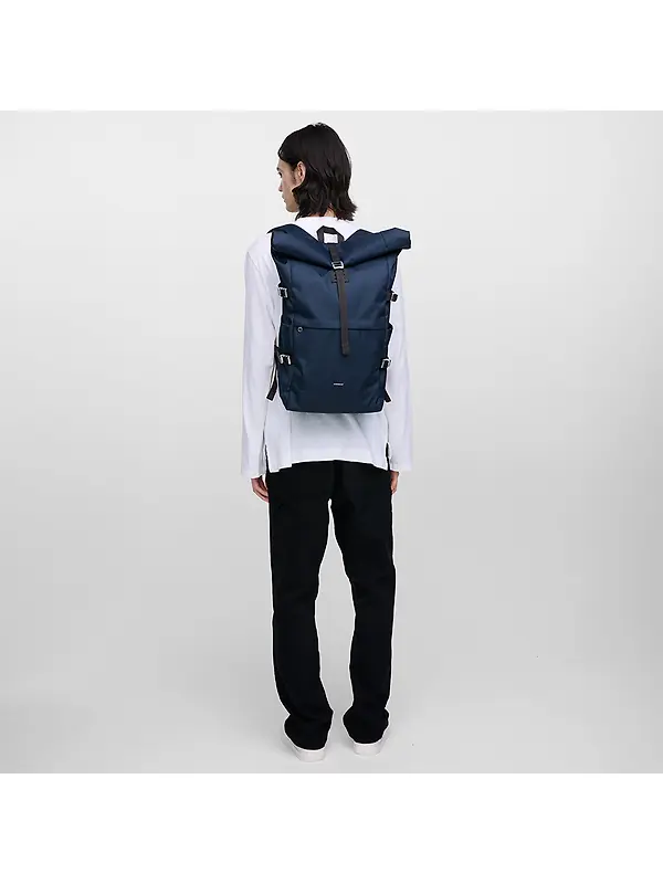 Sandqvist Icon Rolltop Backpack L 26L 16" - Navy Image 7