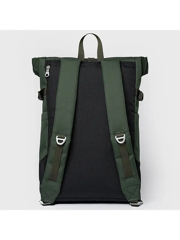 Sandqvist Icon Rolltop Backpack M 23L 14" - Dawn Green/Dark Brown Image 4