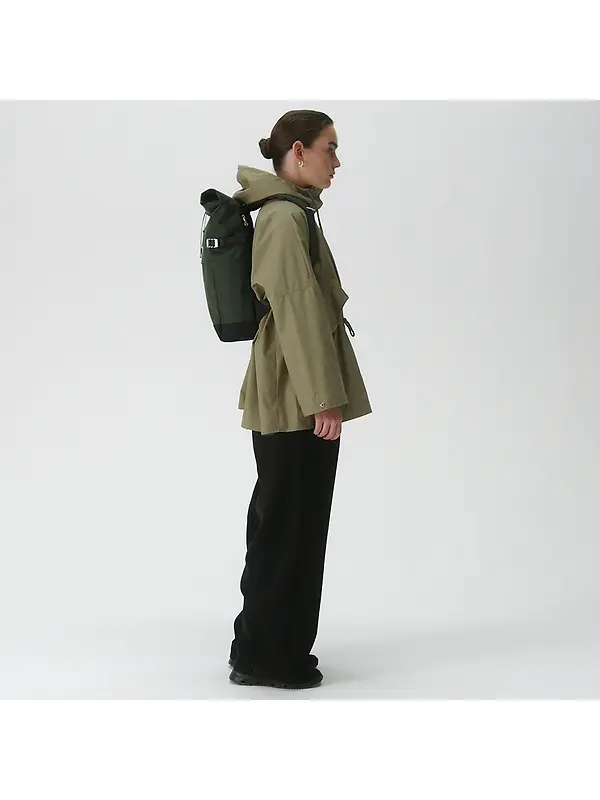 Sandqvist Icon Rolltop Backpack M 23L 14" - Dawn Green/Dark Brown Image 12