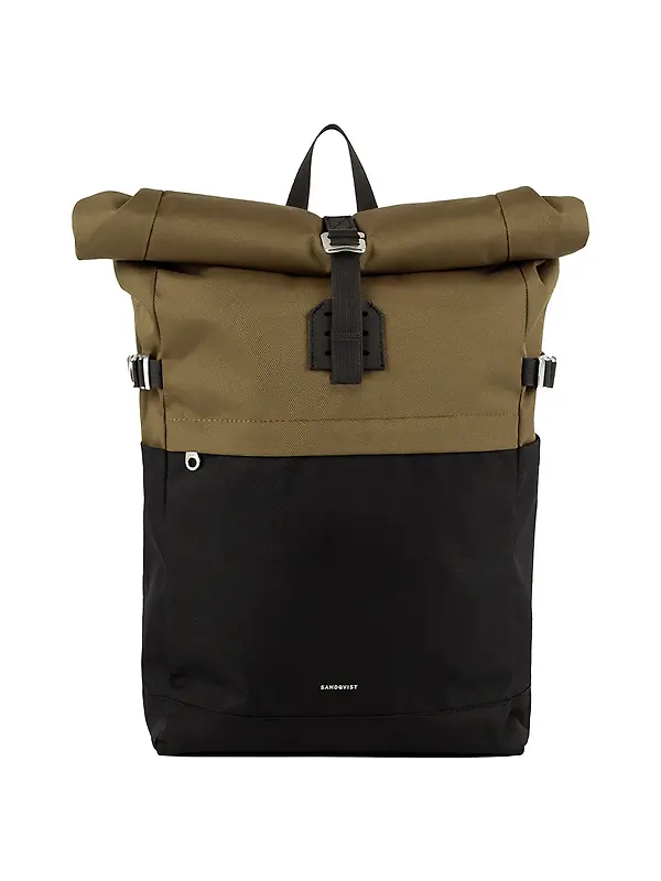 Sandqvist Icon Rolltop Backpack M 23L 14" - Multi Olive Image 1
