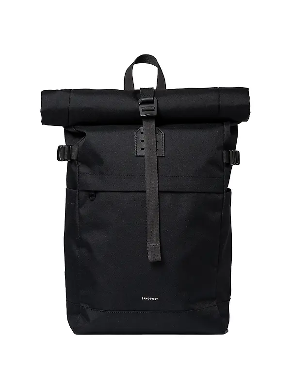 Sandqvist Icon Rolltop Backpack M 23L 14" - Black Image 1