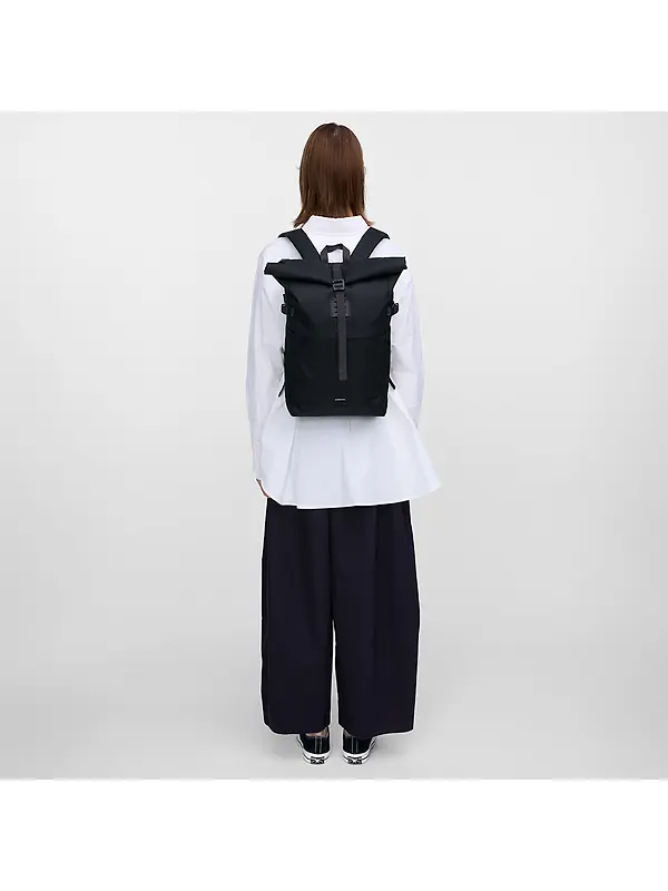 Sandqvist Icon Rolltop Backpack M 23L 14" - Black Image 9