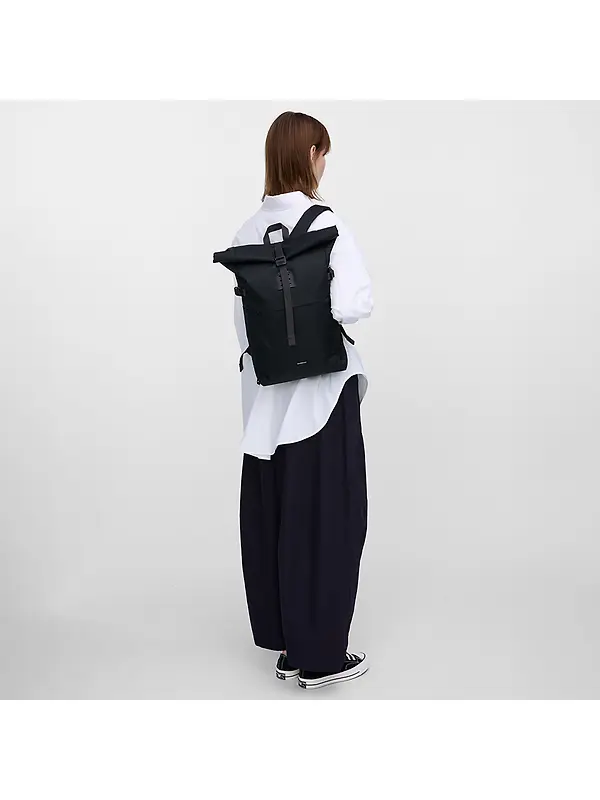 Sandqvist Icon Rolltop Backpack M 23L 14" - Black Image 10