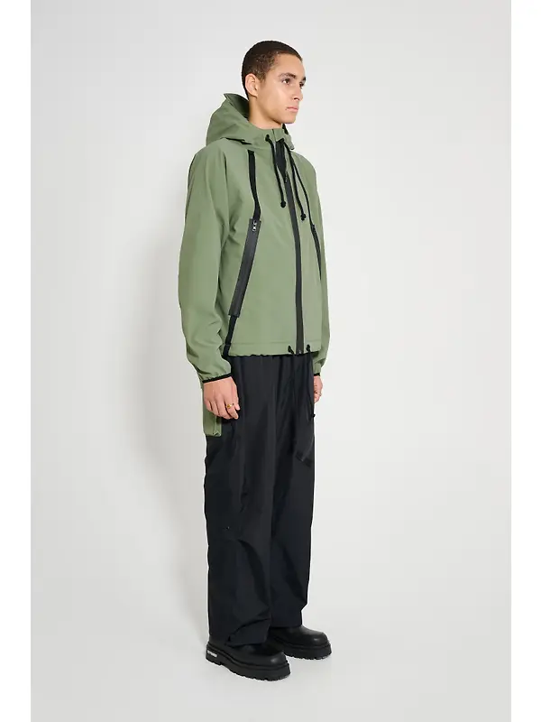 Stutterheim Men's Traneberg Tape Jacket - Matte Dry Green Image 3