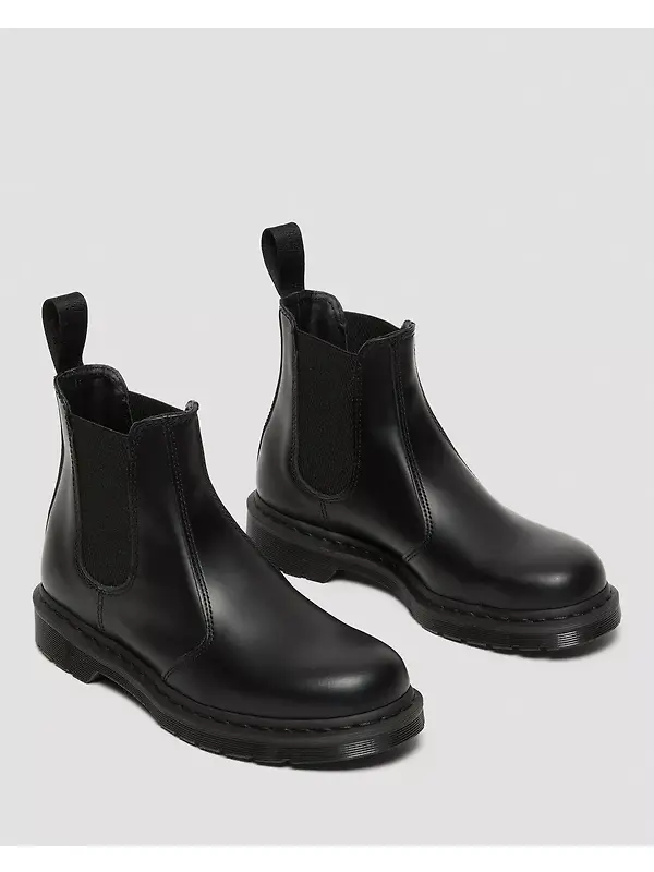 Dr Martens Unisex 2976 Mono Smooth Leather Chelsea Boots - Black Image 5