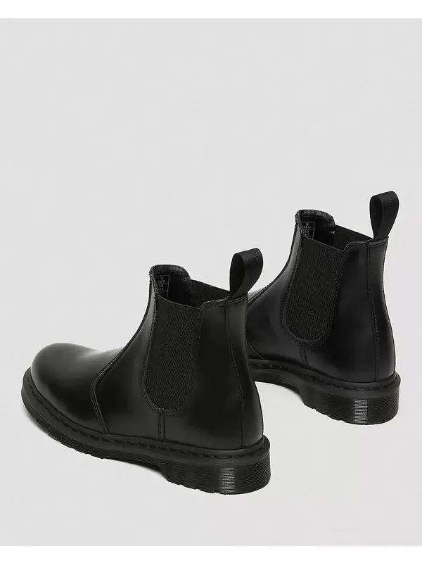 Dr Martens Unisex 2976 Mono Smooth Leather Chelsea Boots - Black Image 6