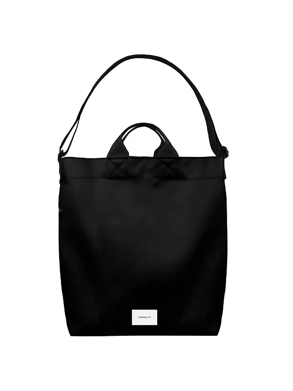 Sandqvist Ground Shopper Bag - Black Image 1