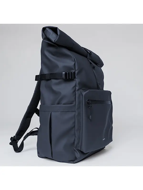 Sandqvist Stream Rolltop Backpack L 34L 16" - Navy Image 3