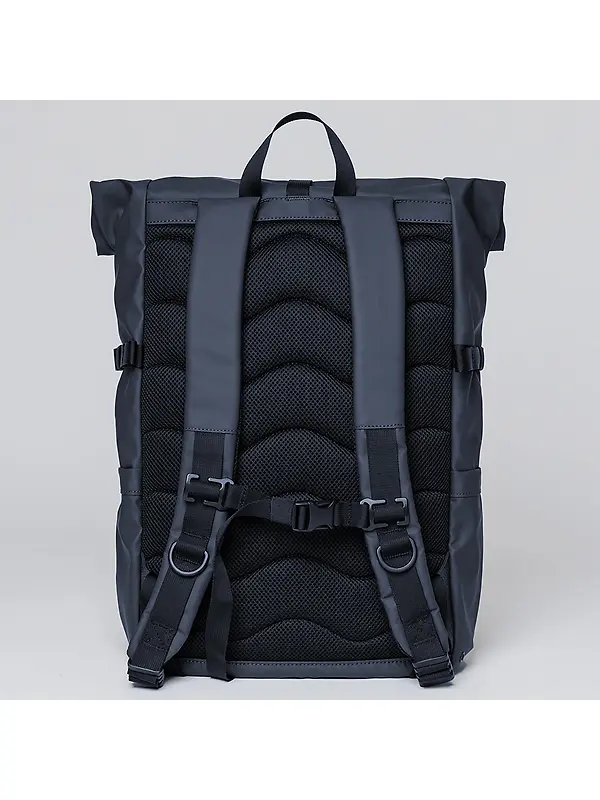 Sandqvist Stream Rolltop Backpack L 34L 16" - Navy Image 5
