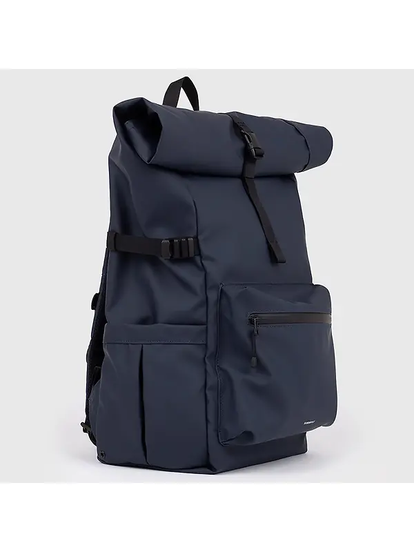 Sandqvist Stream Rolltop Backpack L 34L 16" - Navy Image 2