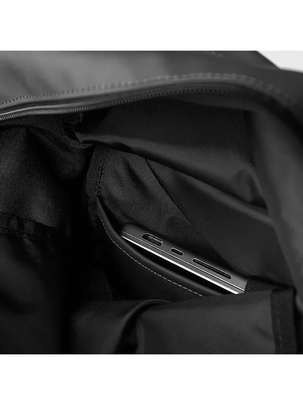 Sandqvist Stream Rolltop Backpack L 34L 16" - Black Image 7