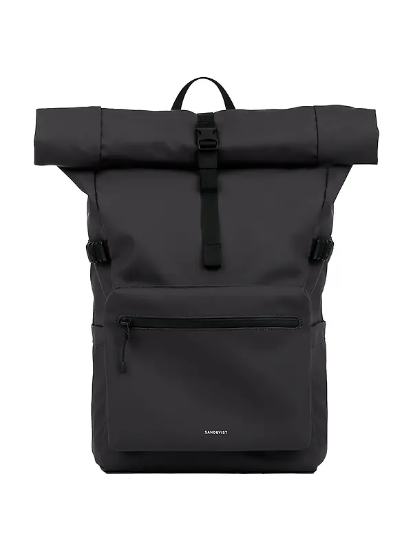 Sandqvist Stream Rolltop Backpack L 34L 16" - Black Image 15