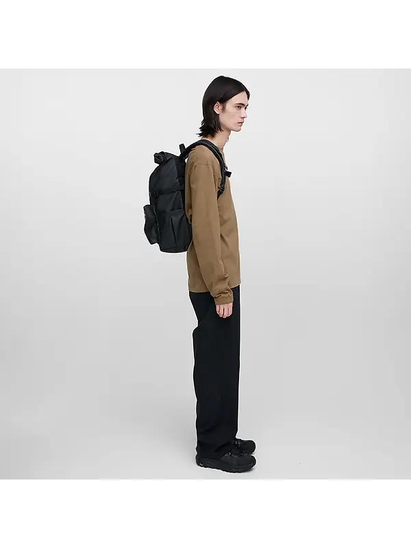 Sandqvist Stream Rolltop Backpack L 34L 16" - Black Image 12
