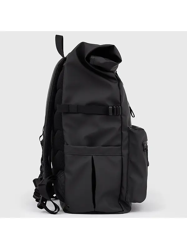 Sandqvist Stream Rolltop Backpack L 34L 16" - Black Image 5