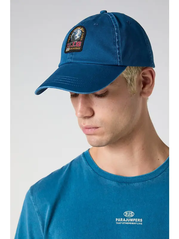 Parajumpers Patch Baseball Cap - Black Image 5