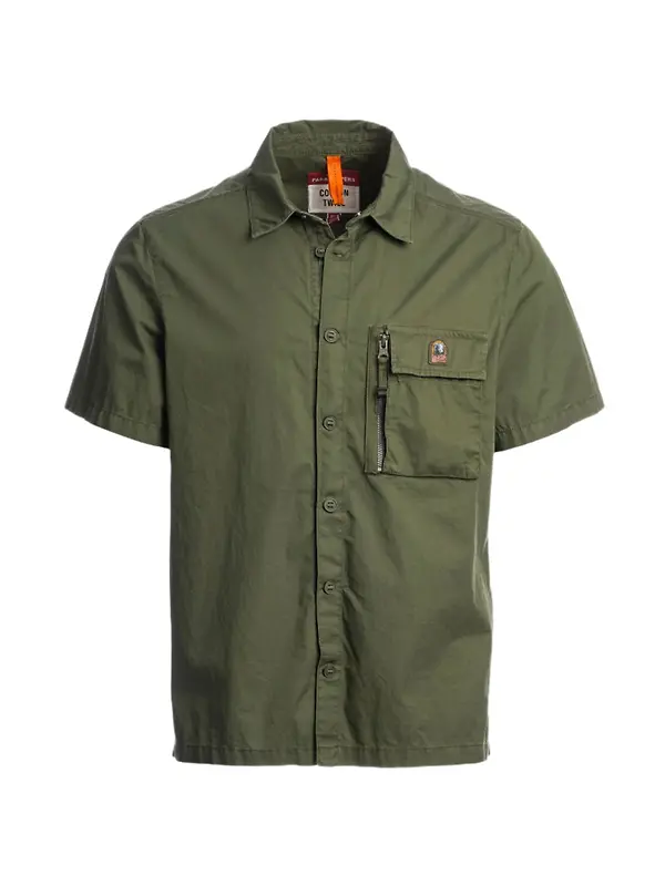 Parajumpers Men's Merv Short Sleeve Shirt - Tortuga Green Product Image