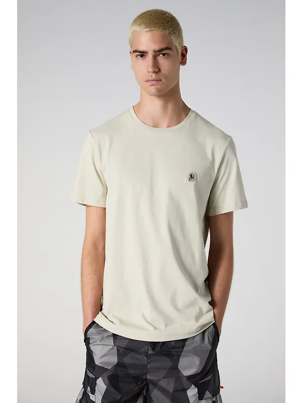 Parajumpers Men's Patch T-Shirt - Ash Grey Melange Image 4
