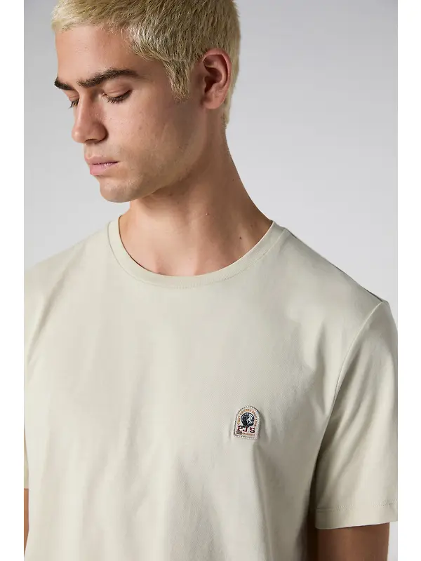 Parajumpers Men's Patch T-Shirt - Ash Grey Melange Image 6