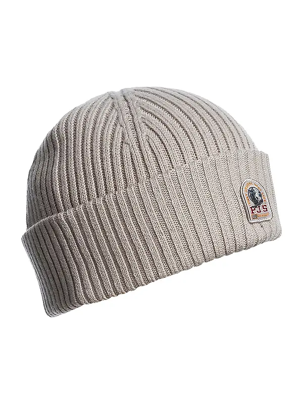 Parajumpers Rib Knitted Beanie Hat - Chateau Grey Image 1