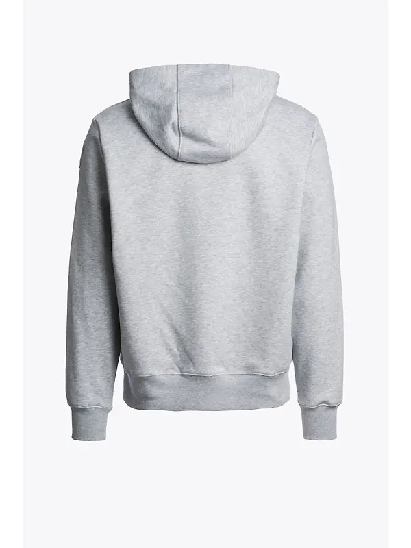 Parajumpers Men's Everest Hooded Sweatshirt - Ash Grey Melange Image 2