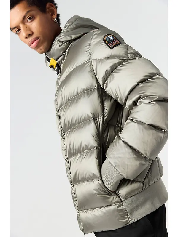Parajumpers Men's Pharrell Hooded Down Bomber Jacket - Black Image 7