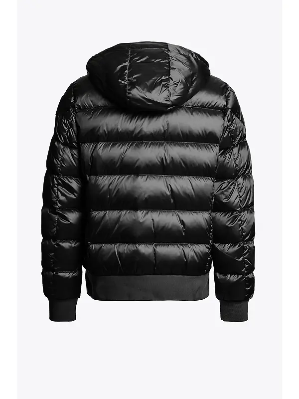 Parajumpers Men's Pharrell Hooded Down Bomber Jacket - Black Image 3