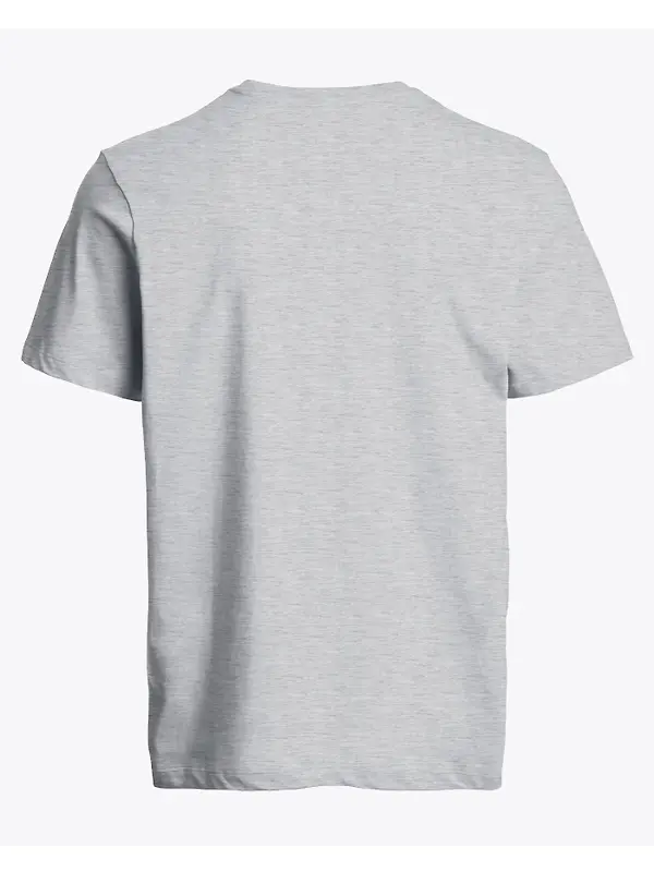 Parajumpers Men's Patch T-Shirt - Ash Grey Melange Image 2