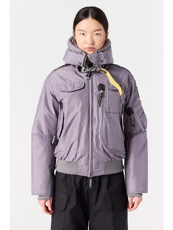 Parajumpers Women's Gobi Hooded Down Bomber Jacket - Black Image 4
