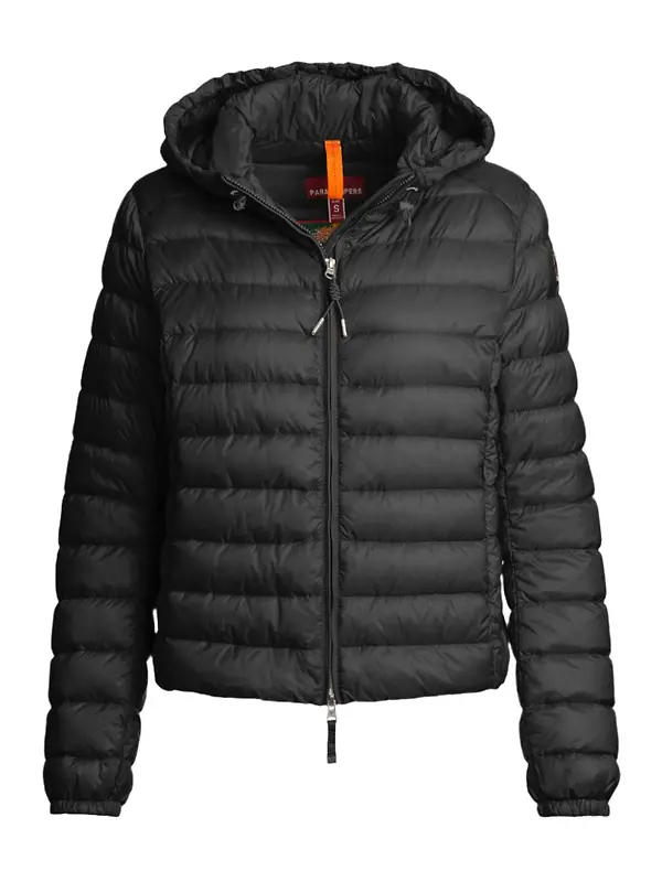 Parajumpers Women's Rory Lightweight Hooded Down Jacket - Black Image 1