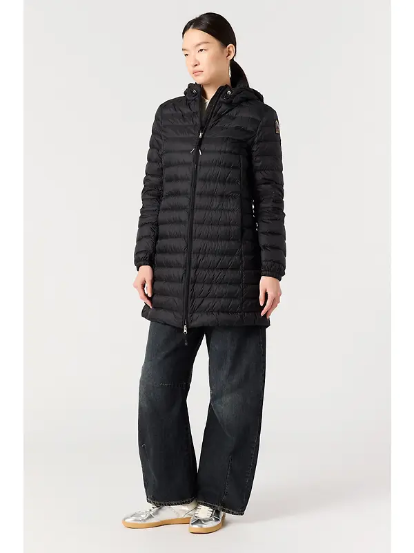 Parajumpers Women's Meredith Lightweight Hooded Down Jacket - Black Image 3