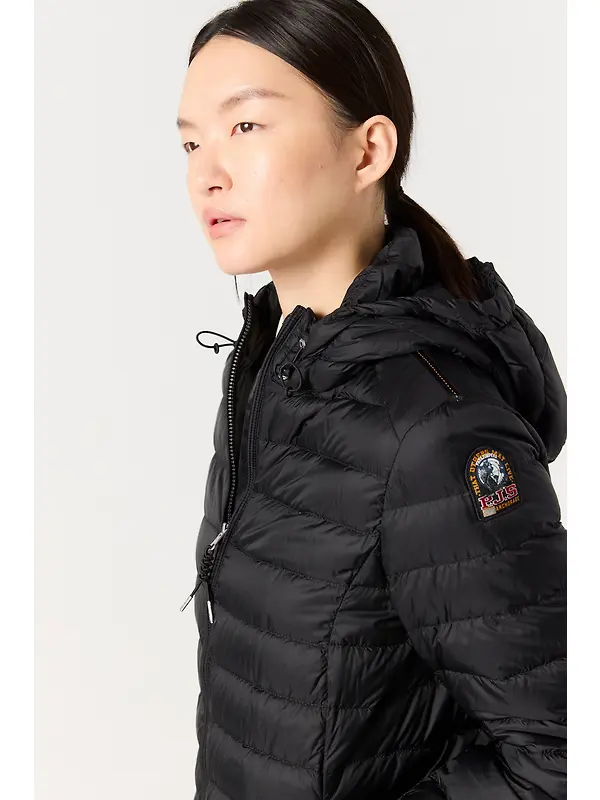 Parajumpers Women's Meredith Lightweight Hooded Down Jacket - Black Image 5