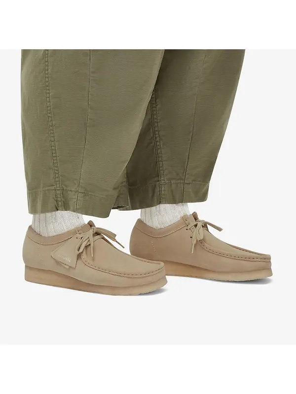 Clarks Originals Men's Wallabee Shoes - Maple Suede Image 2