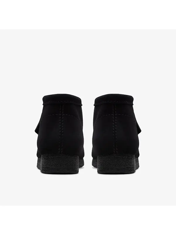Clarks Originals Men's Wallabee Boots - Black Suede Image 5