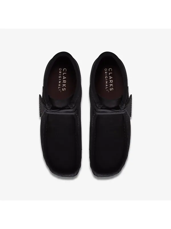 Clarks Originals Men's Wallabee Boots - Black Suede Image 6