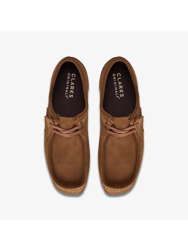 Clarks Originals Men's Wallabee Shoes - Cola Image 4