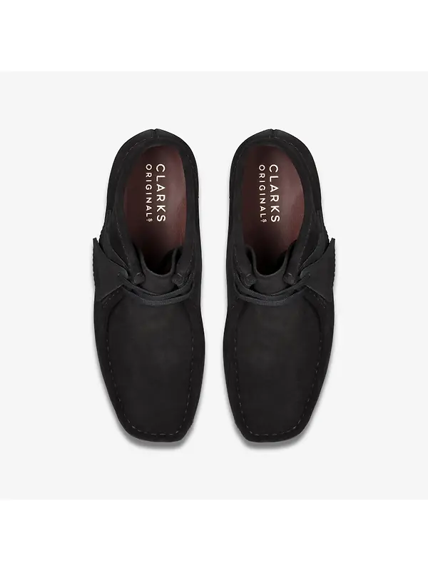 Clarks Originals Women's Wallabee Boots - Black Suede Image 6