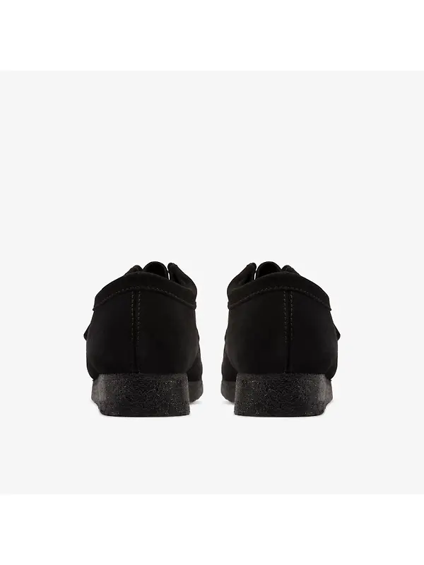 Clarks Originals Women's Wallabee Shoes - Black Suede Image 6