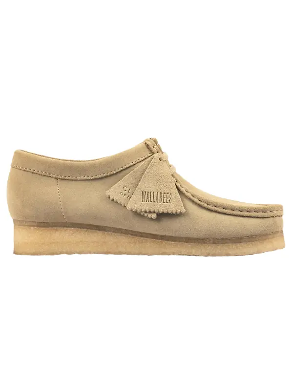 Clarks Originals Women's Wallabee Lace Up Shoes - Maple Suede Image 1