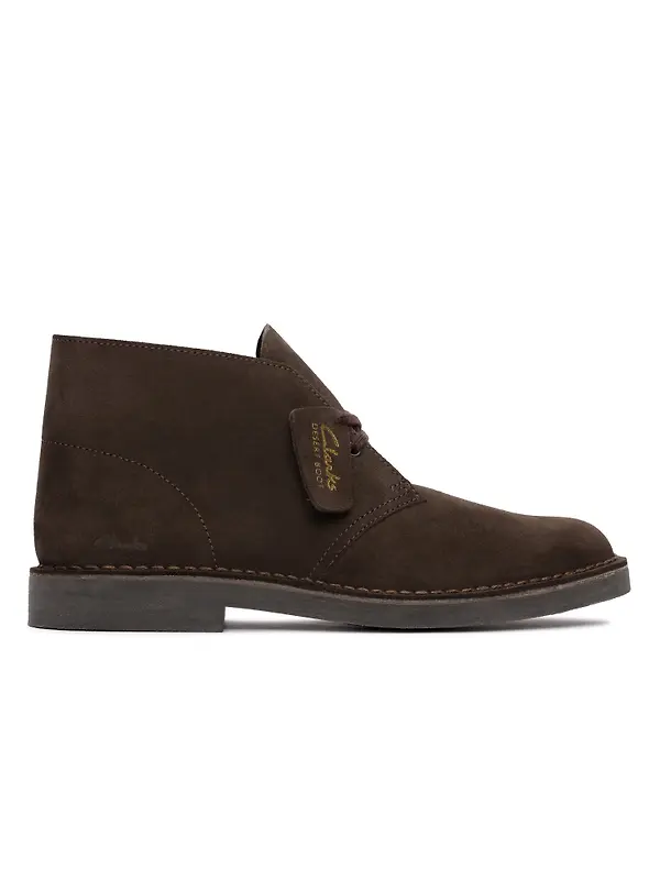 Clarks Men's Desert Evo Suede Boots - Dark Brown Image 1