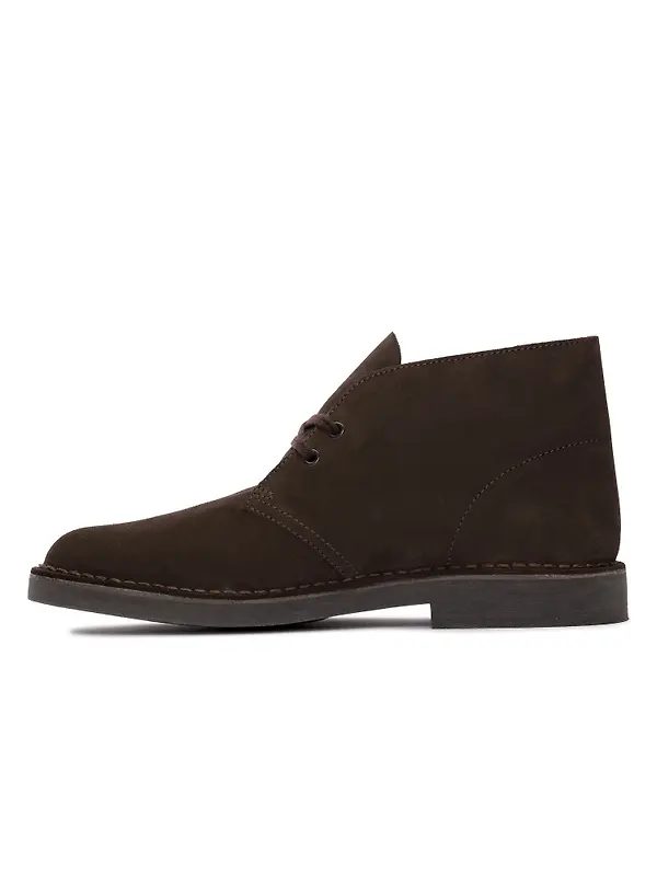 Clarks Men's Desert Evo Suede Boots - Dark Brown Image 3