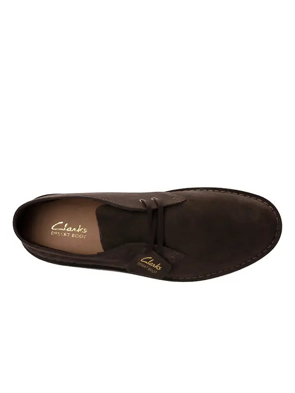 Clarks Men's Desert Evo Suede Boots - Dark Brown Image 7