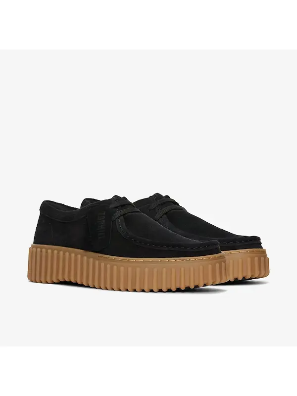 Clarks Women's Torhill Bee - Black Suede Image 5