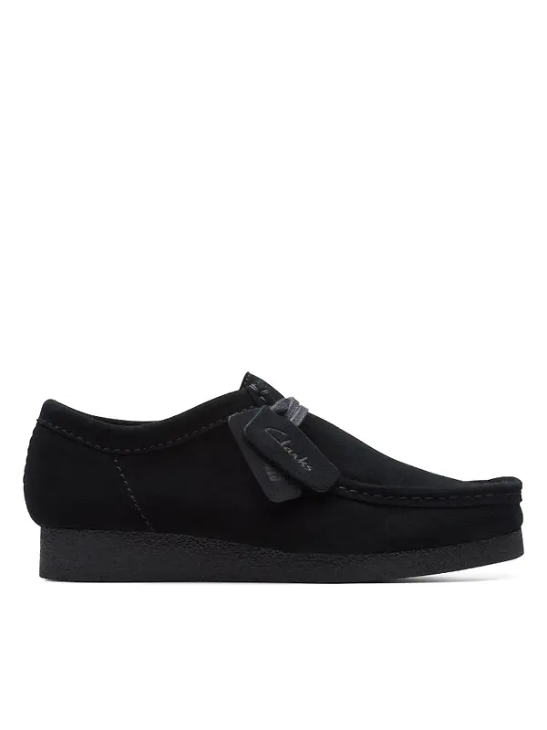 Product image of Clarks Men's Wallabee Evo Suede Shoes - Black