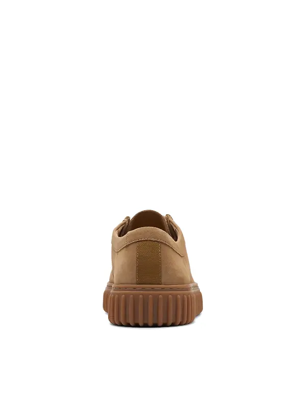 Clarks Men's Torhill Lo Shoes - Dark Sand Suede Image 9