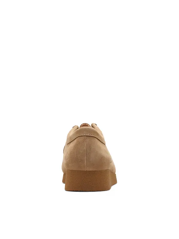 Clarks Women's Wallabee Evo Shoes - Dark Sand Suede Image 6