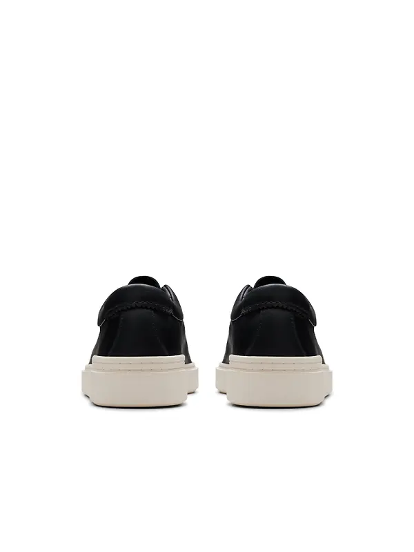 Clarks Men's Craft Swift Trainers - Black Leather Image 5